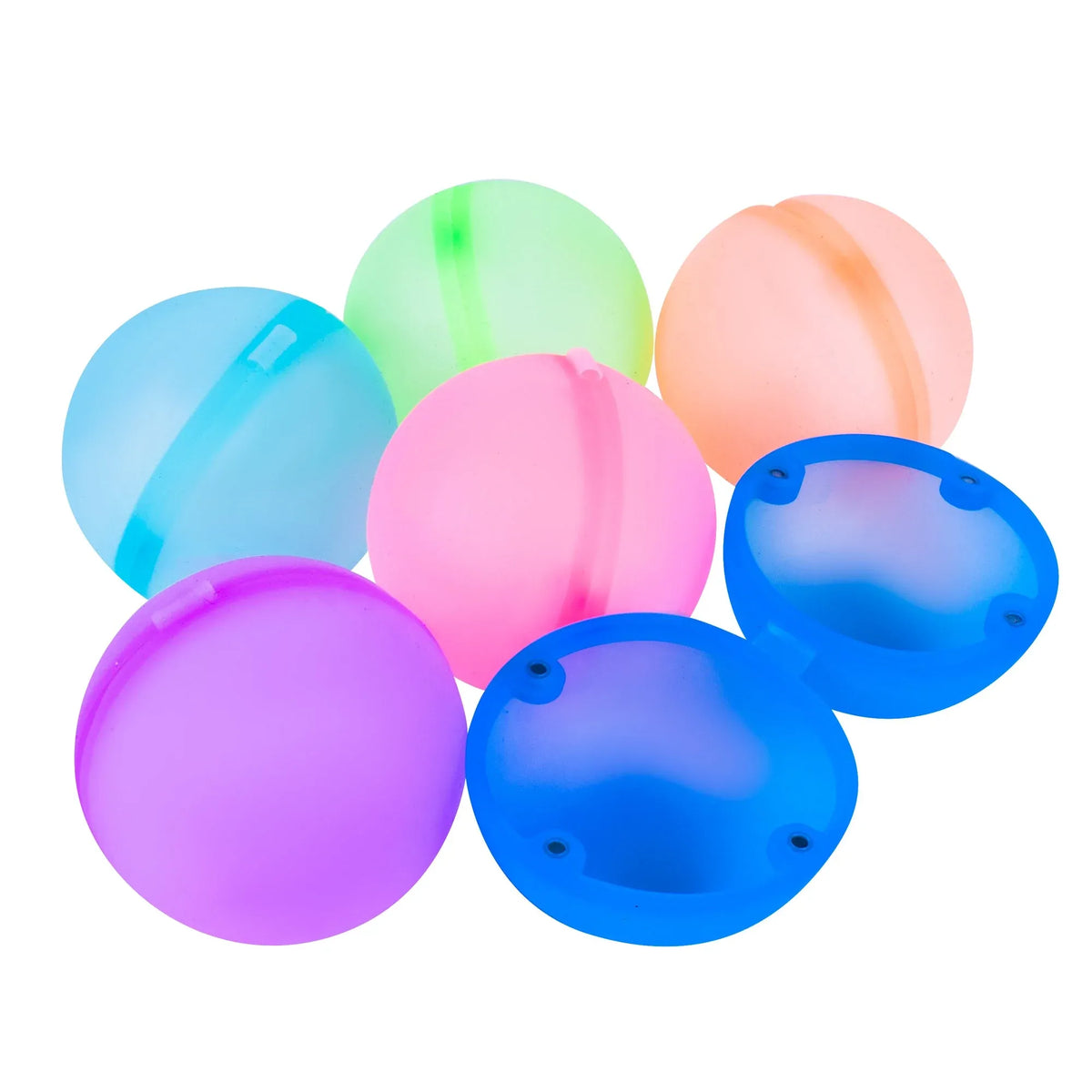 12 PcsMagnetic Closure Silicone Water Bombs.