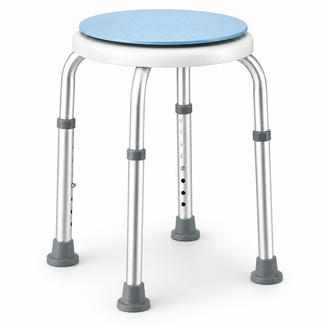 Round shower, 125kg, with a non-slip base.