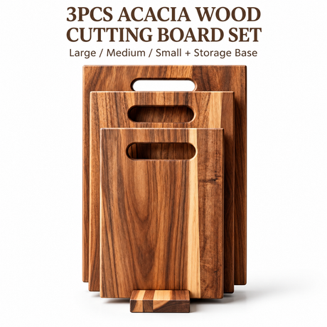 Wooden cutting board, 3pcs.