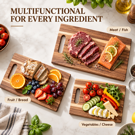 Wooden cutting board, 3pcs.