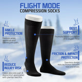 2 pairs of Miracle Compression Socks - Large/XL