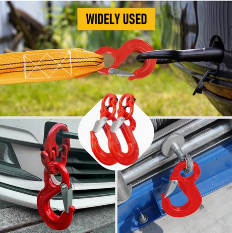 Hammerlock Latch-Red swivel winch safety.