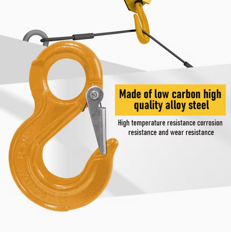 Hammerlock Latch-Yellow swivel slip hook.