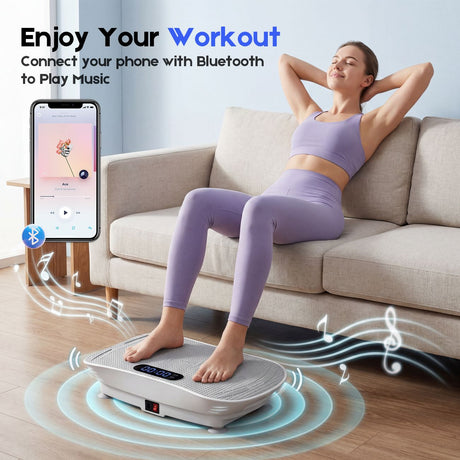 Bluetooth Multi-Speed vibration exercise machines.