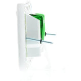Clipsal Iconic Double Switch Power Point Horizontal Mount, 250V, 10A | Vivid White | 3025-VW