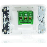 Clipsal Iconic Double Switch Power Point Horizontal Mount, 250V, 10A | Vivid White | 3025-VW