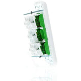 Clipsal Iconic Flush Switch Vertical Mount, 5 Gang, 230/240V, 10Ax1-Way/2-Way | Vivid White | 3045VA-VW