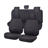 ISUZU D-MAX charcoal seat covers, waterproof.