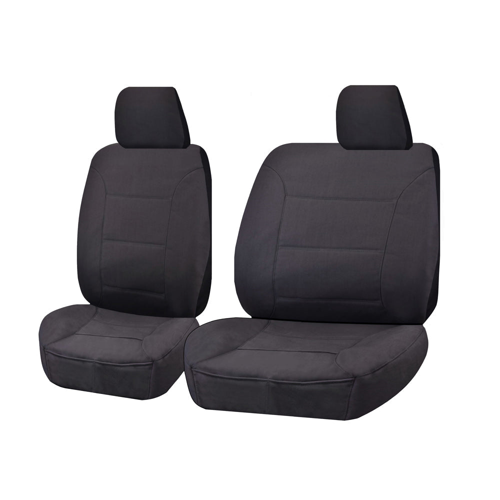 Challenger charcoal seat covers, single size.