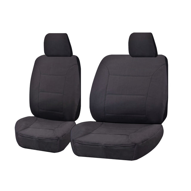 Challenger charcoal seat covers, single size.