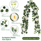 Artificial Eucalyptus Vine blue