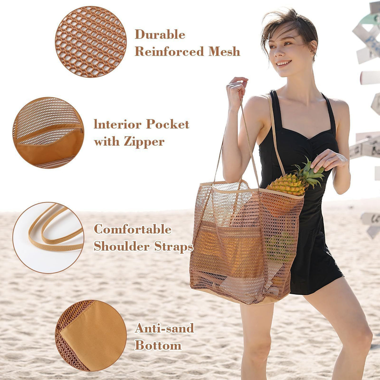 Beach Bag brown