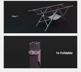 black Canopy Version-Canopy+Folding Table+2 Moon Chairs