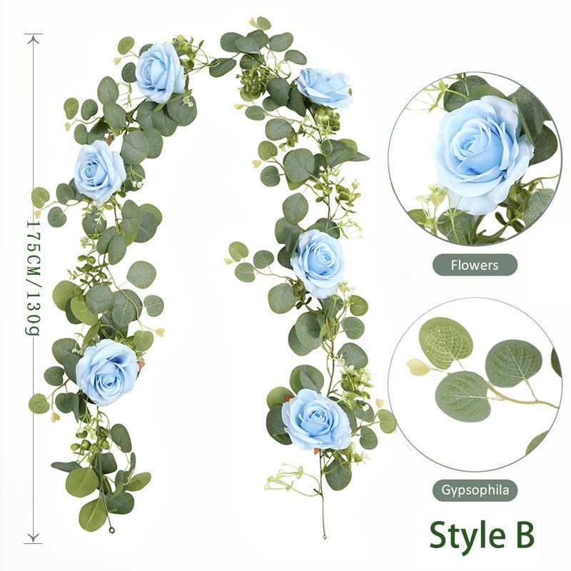Eucalyptus with Flowers - 37 Heads-K