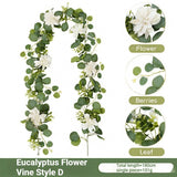 Eucalyptus with Flowers - P