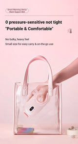 Heated Period Relief Waist Belt Pink Cute Baby