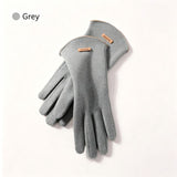 Ladies Winter Warm Cashmere Gloves DY43 Dai Yue Black