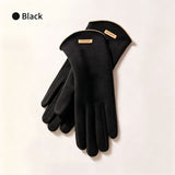 Ladies Winter Warm Cashmere Gloves DY43 Grapefruit Pink