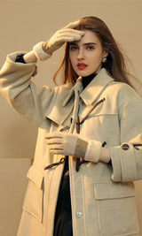 Ladies Winter Warm Cashmere Gloves DY43 Grapefruit Pink