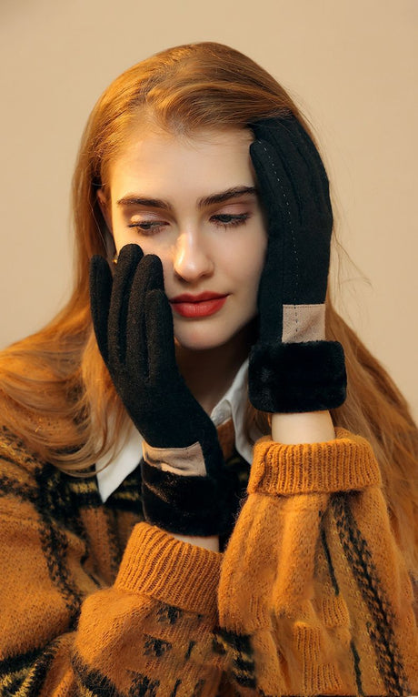 Cashmere gloves, lightweight, model DY50.