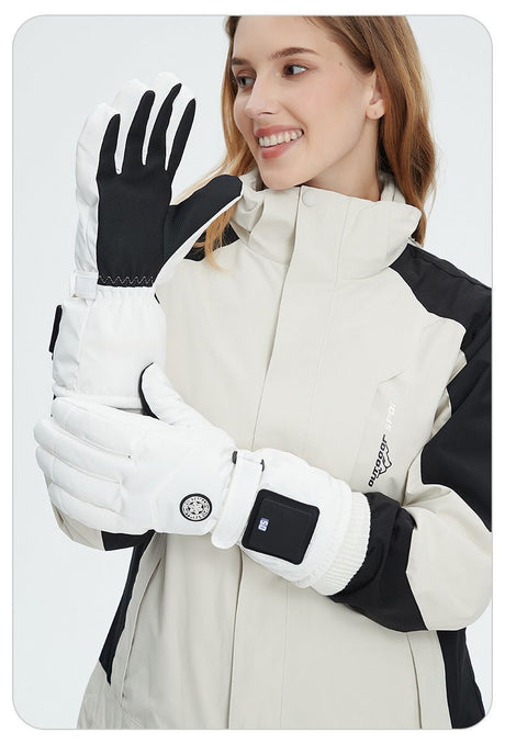 Black heated heating pads, windproof, lightweight.