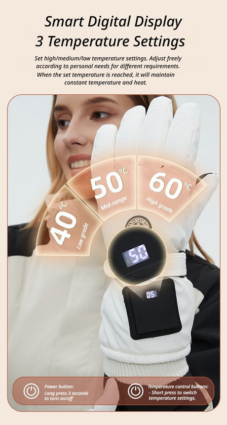 Black heated heating pads, windproof, lightweight.
