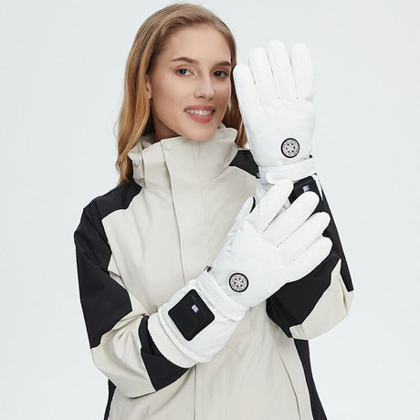 White heated heating pads, windproof, lightweight.