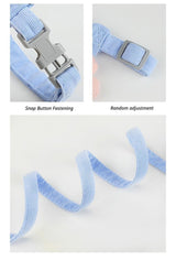 Pet Harness-Blue+1.8m Leash+Size M