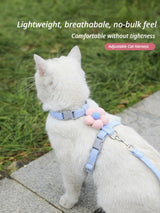 Pet Harness-Blue+1.8m Leash+Size S