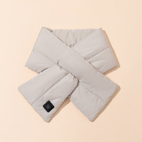 Rechargeable scarf light, breathable.