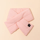 Rechargeable Thickened Heated Scarf Pink