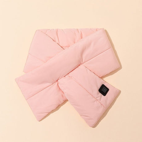 Rechargeable Thickened Heated Scarf Pink.