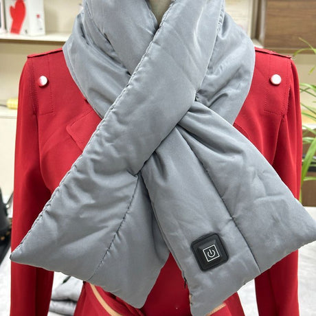 Rechargeable Thickened Heated Scarf Pink.