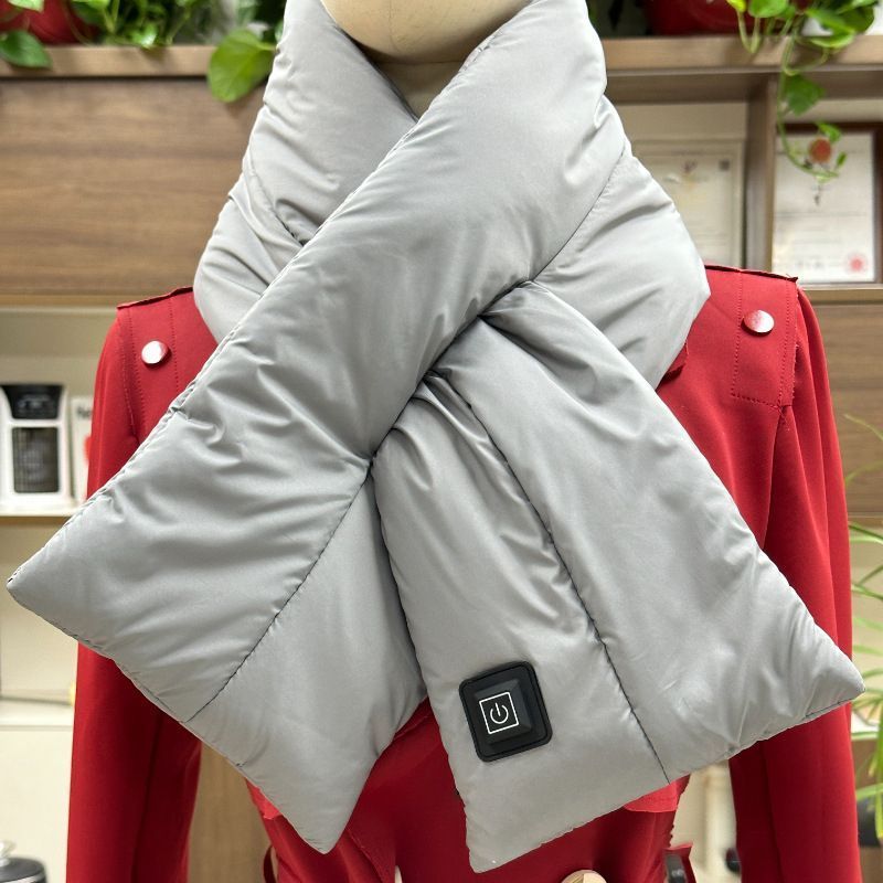 Rechargeable Thickened Heated Scarf Pink