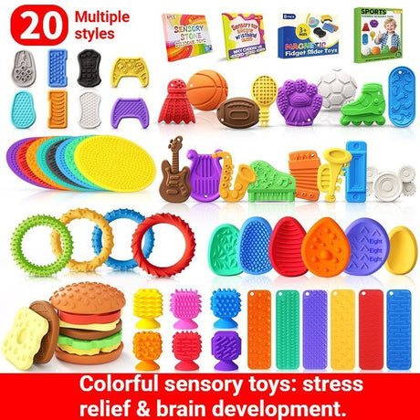 Sensory play mat, 4 pack, lightweight.