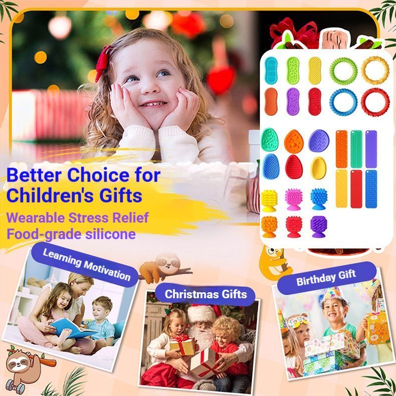 Sports Sensory Toys - 8-Piece Set