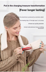 USB Rechargeable Graphene Heated Neck Warmer Off-white