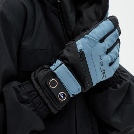 Black heating pads, windproof, lightweight.