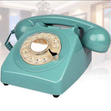 Wireless Bluetooth Desk Phone Style 2-blue