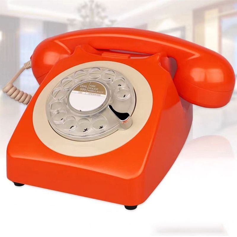 Wireless Bluetooth Desk Phone Style 2-blue green