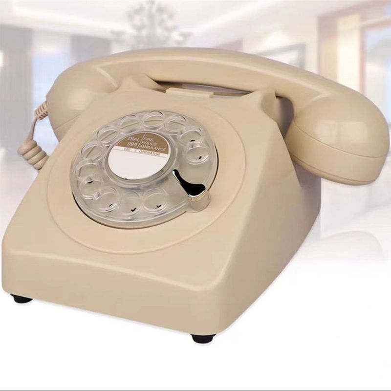 Wireless Bluetooth Desk Phone Style 2-pink