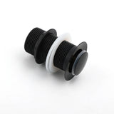 Matt Black Watermark 32mm Pop Up Push Brass Waste Plug No Overflow Basin Drain