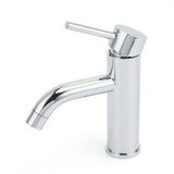 WELS Round Curve Kitchen Laundry Short Basin Mixer Vanity Sink Faucet Tap Chrome