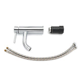 WELS Round Curve Kitchen Laundry Short Basin Mixer Vanity Sink Faucet Tap Chrome