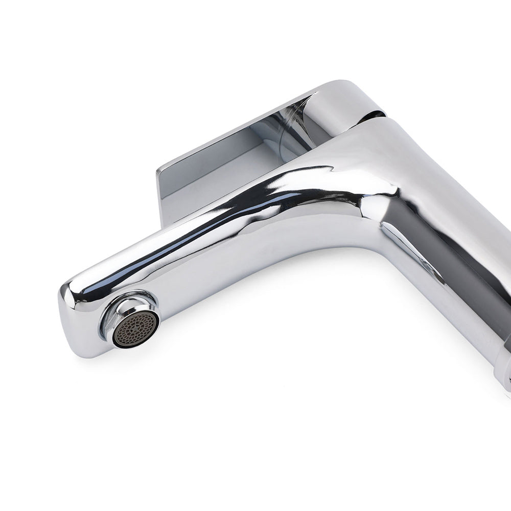 WELS Bathroom Vanity Kitchen Laundry Round Chrome Basin Mixer Sink Faucet Tap