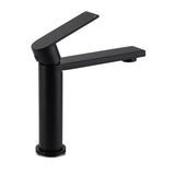 WELS Matt Black Square Short Basin Mixer Vanity Sink Faucet Laundry Spout Tap
