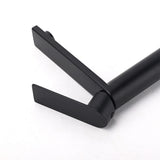 WELS Matt Black Square Short Basin Mixer Vanity Sink Faucet Laundry Spout Tap