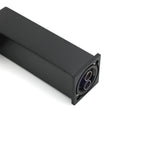 Matt Black Square Basin Counter Flick Mixer Tap Bathroom Vanity Faucet Outlet