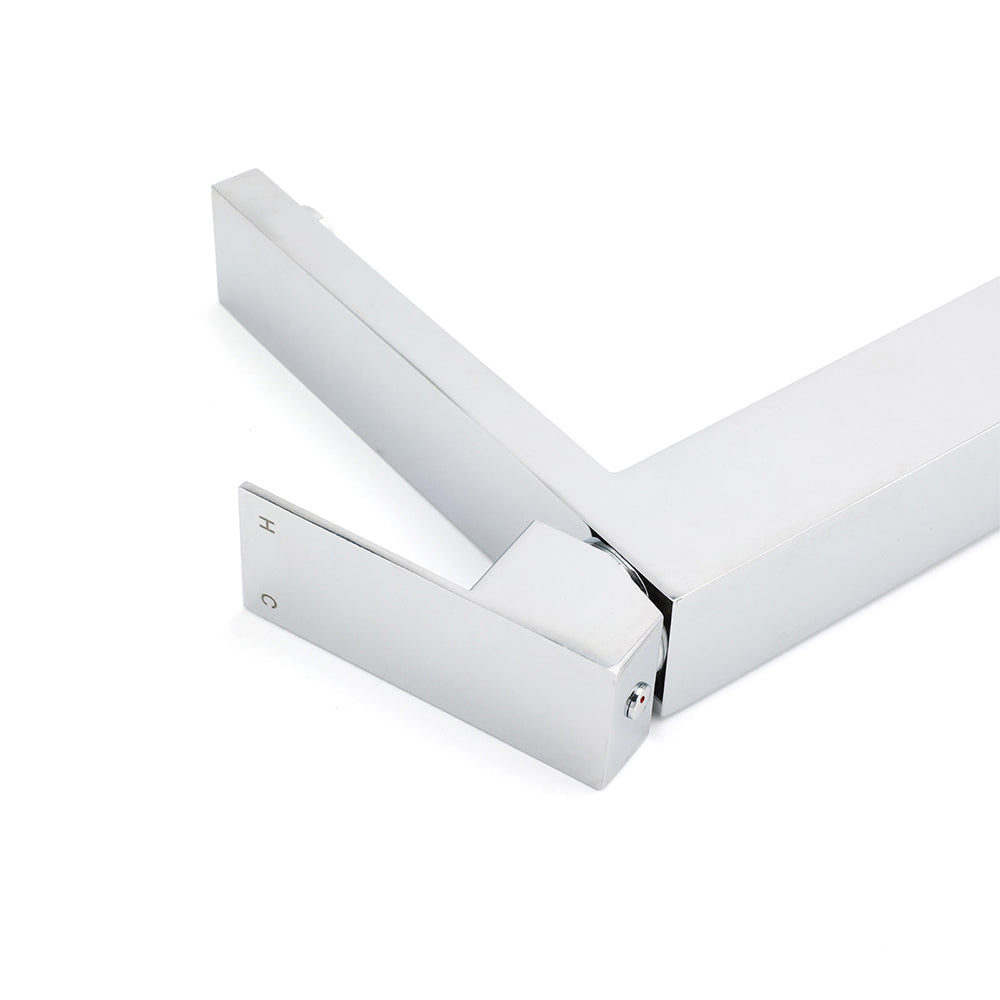 WELS 6L/m Square 310mm Tall Basin Vessel Mixer Faucet Tap Kitchen Laundry Chrome