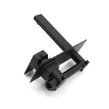 Matt Black Basin Mixer Bathroom Tub Faucet Wall Mount Tap Hot Cold Water Spout